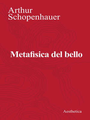 cover image of Metafisica del bello